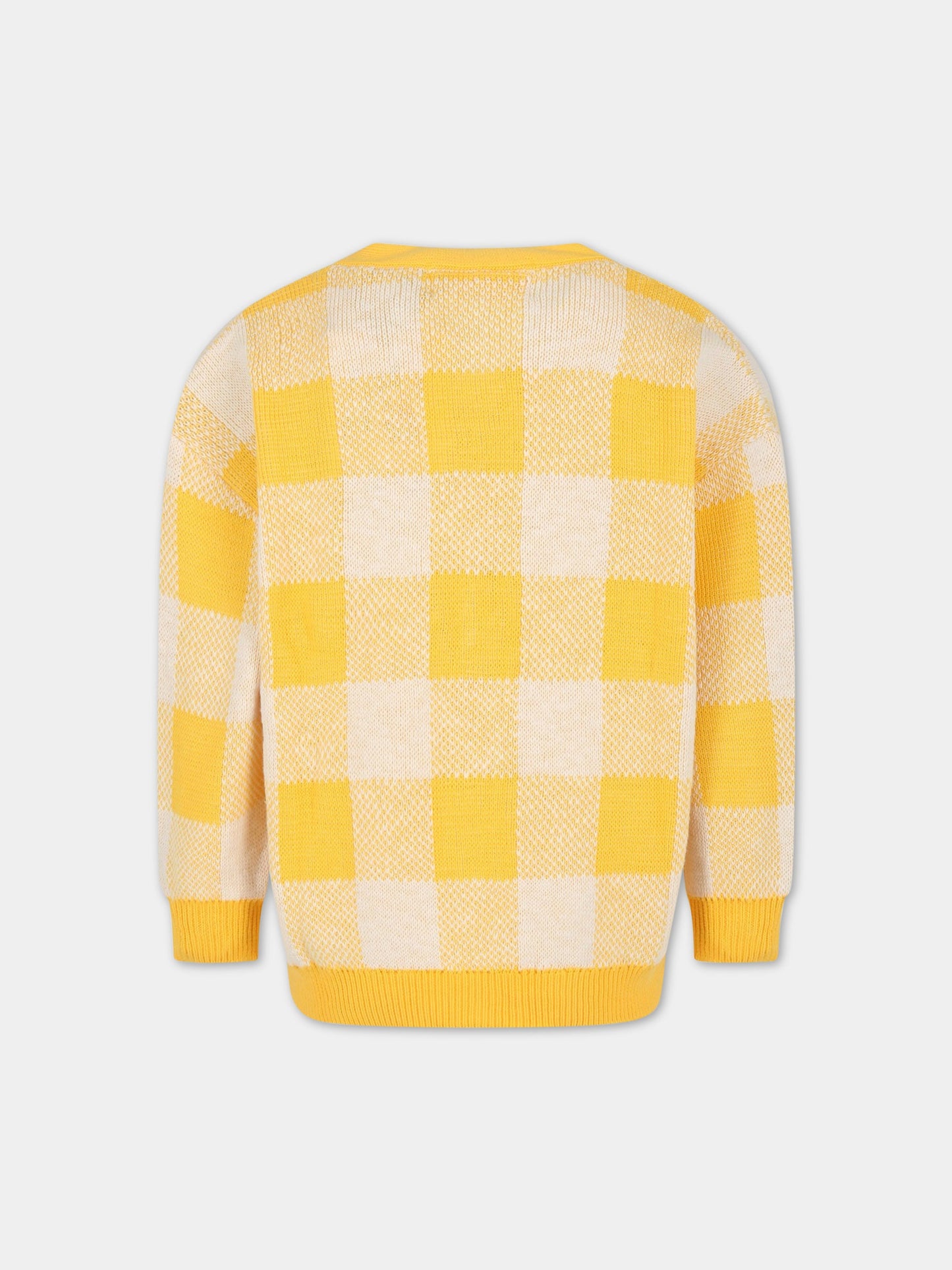 Cardigan multicolor per bambino con fiore ricamato,Bobo Choses,123AC135