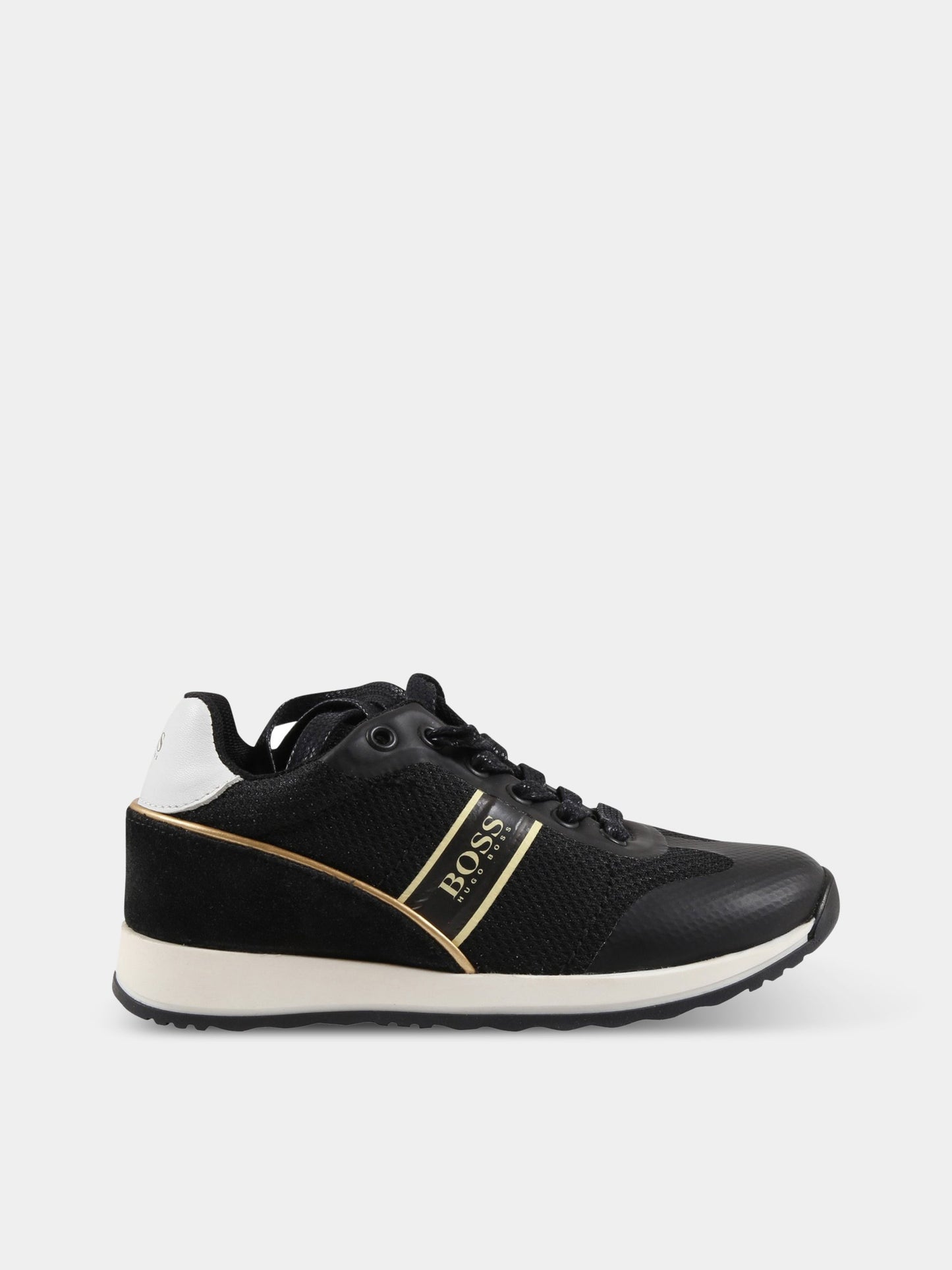 Sneakers nere per bambino con loghi,Hugo Boss,J29T57 09B