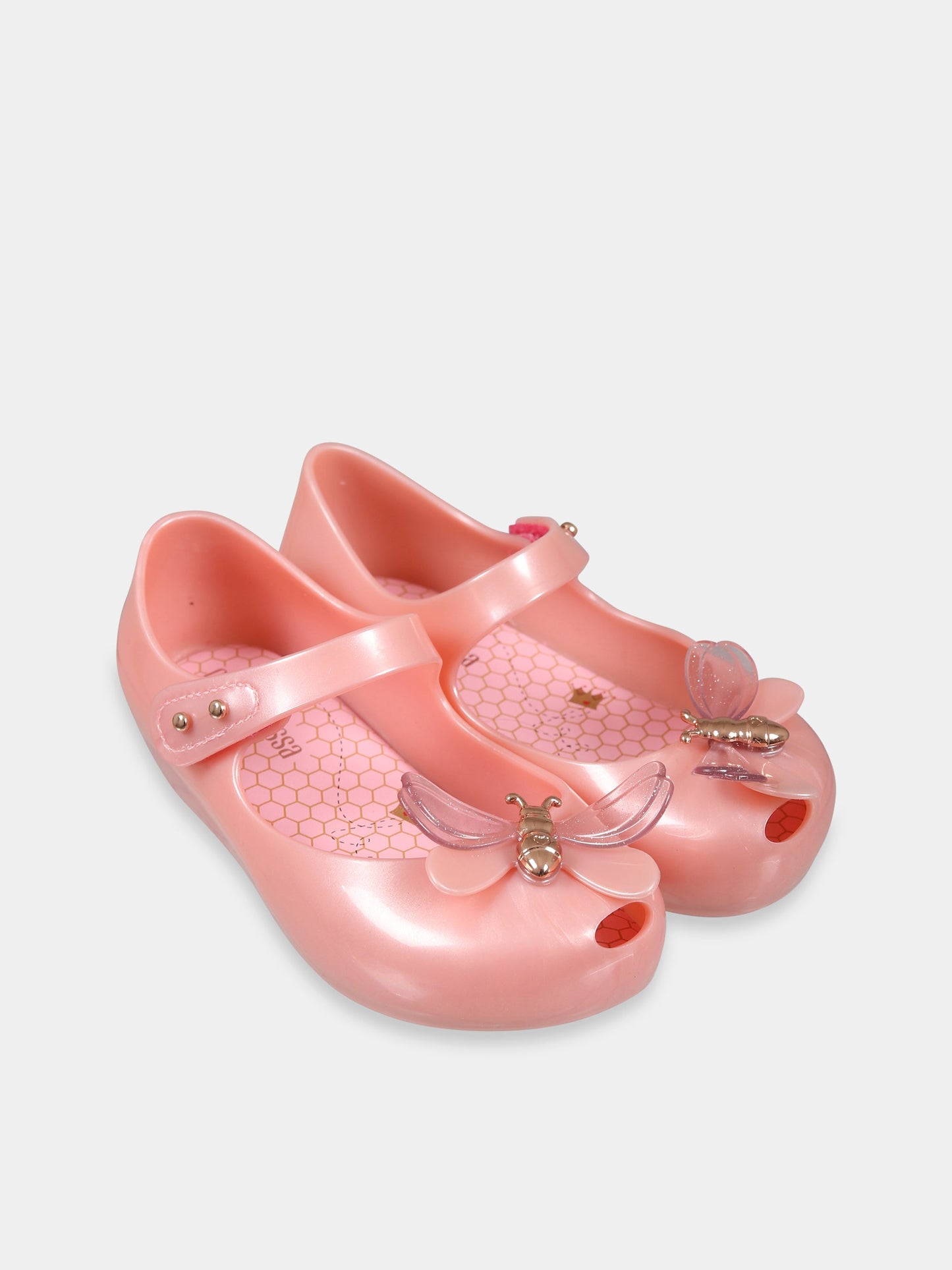 Ballerine rosa per bambina con farfalla,Mini Melissa,33757 AJ419 06411