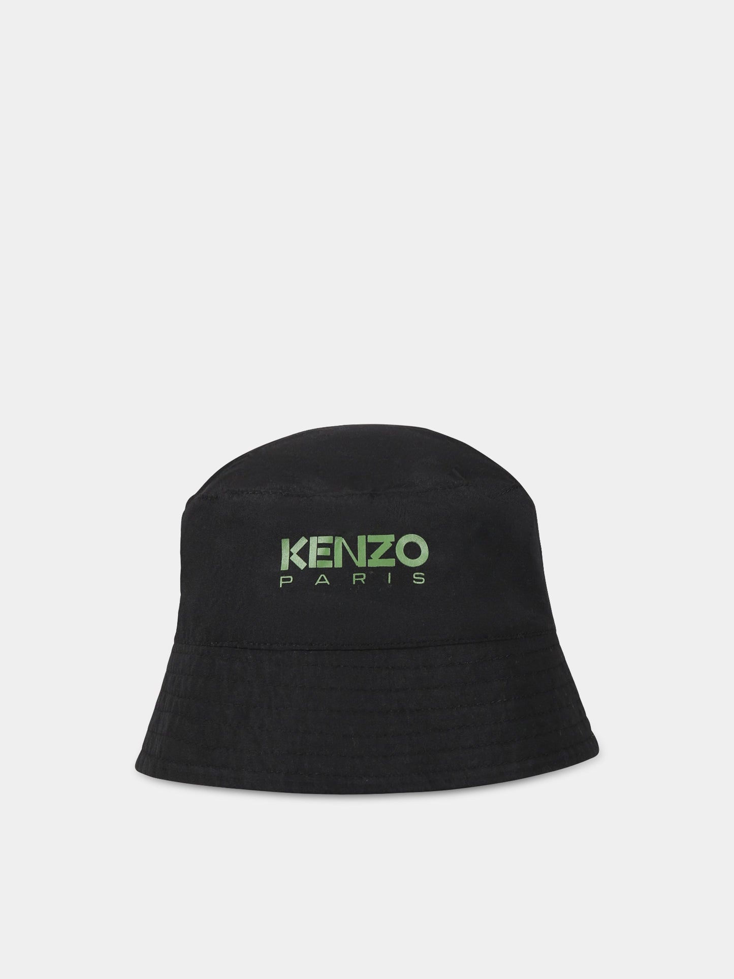 Cloche multicolor per bambino con logo e papeveri blu,Kenzo Kids,K21048 845