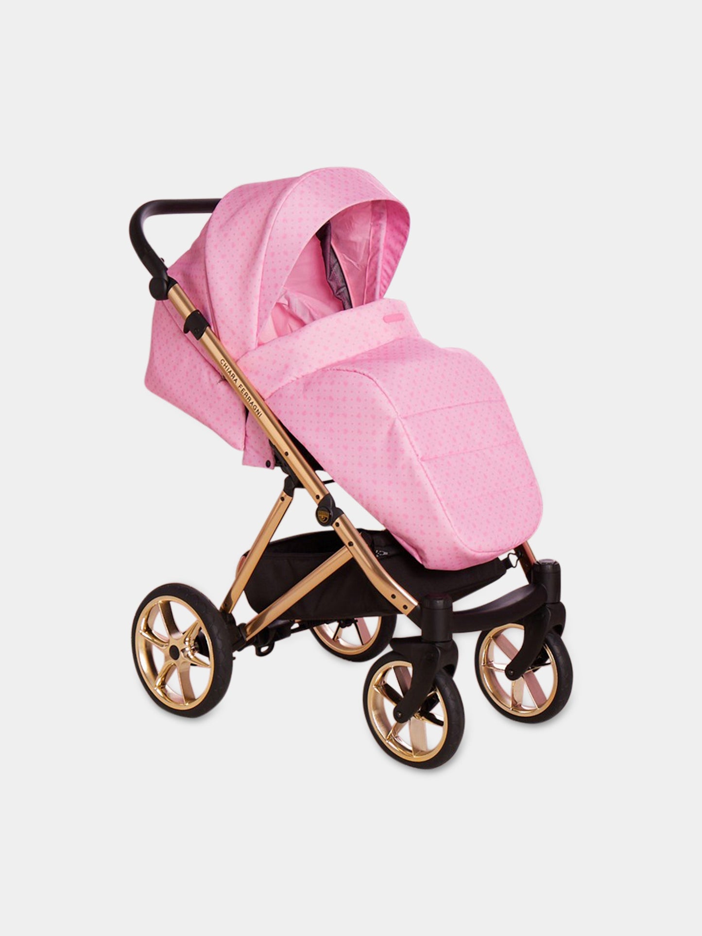 Trio dorato e rosa per neonata con occhiolino,Chiara Ferragni Collection,CFTRIOOROR