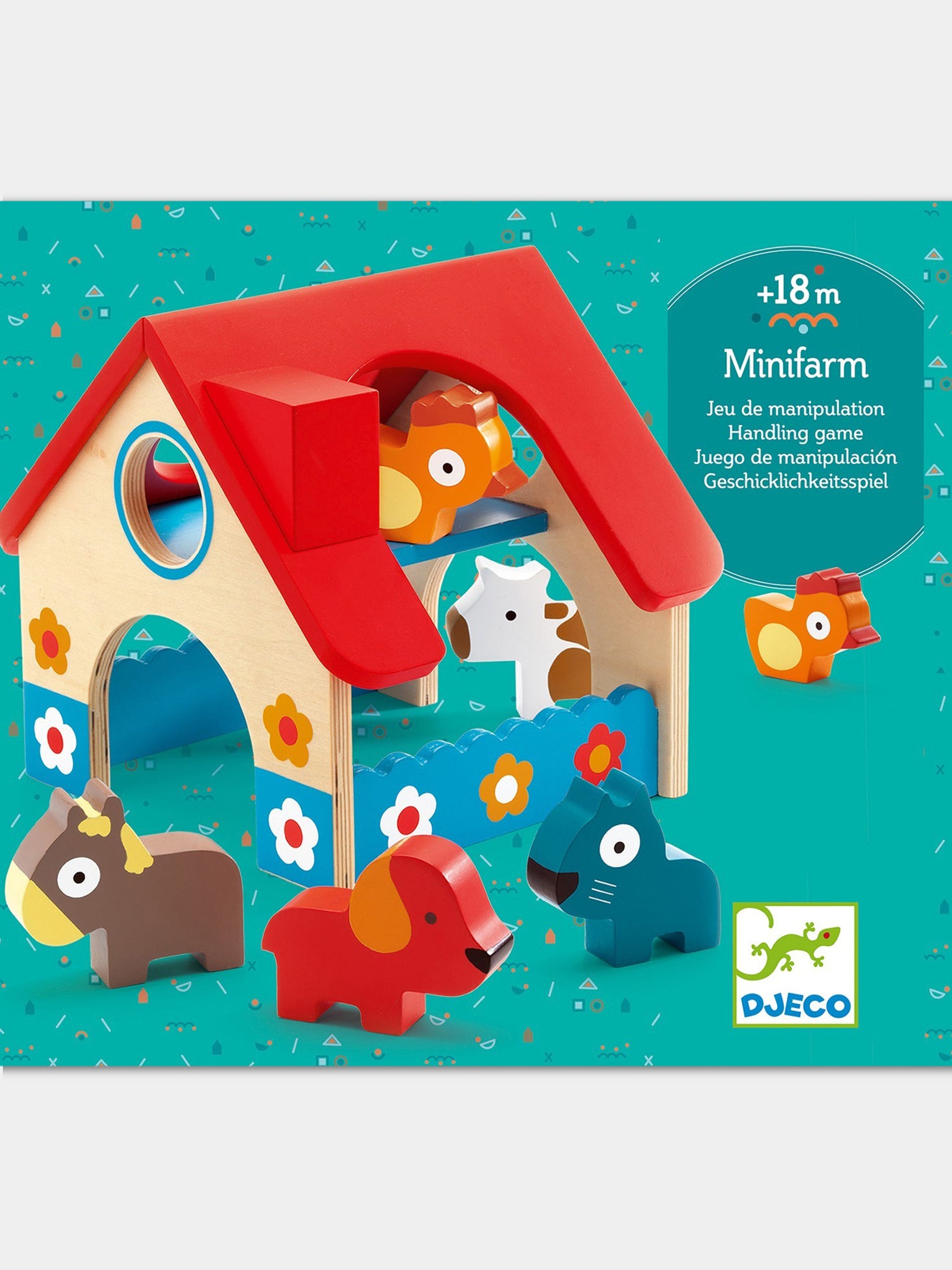 Fattoria multicolor per bambini,Djeco,DJ06388