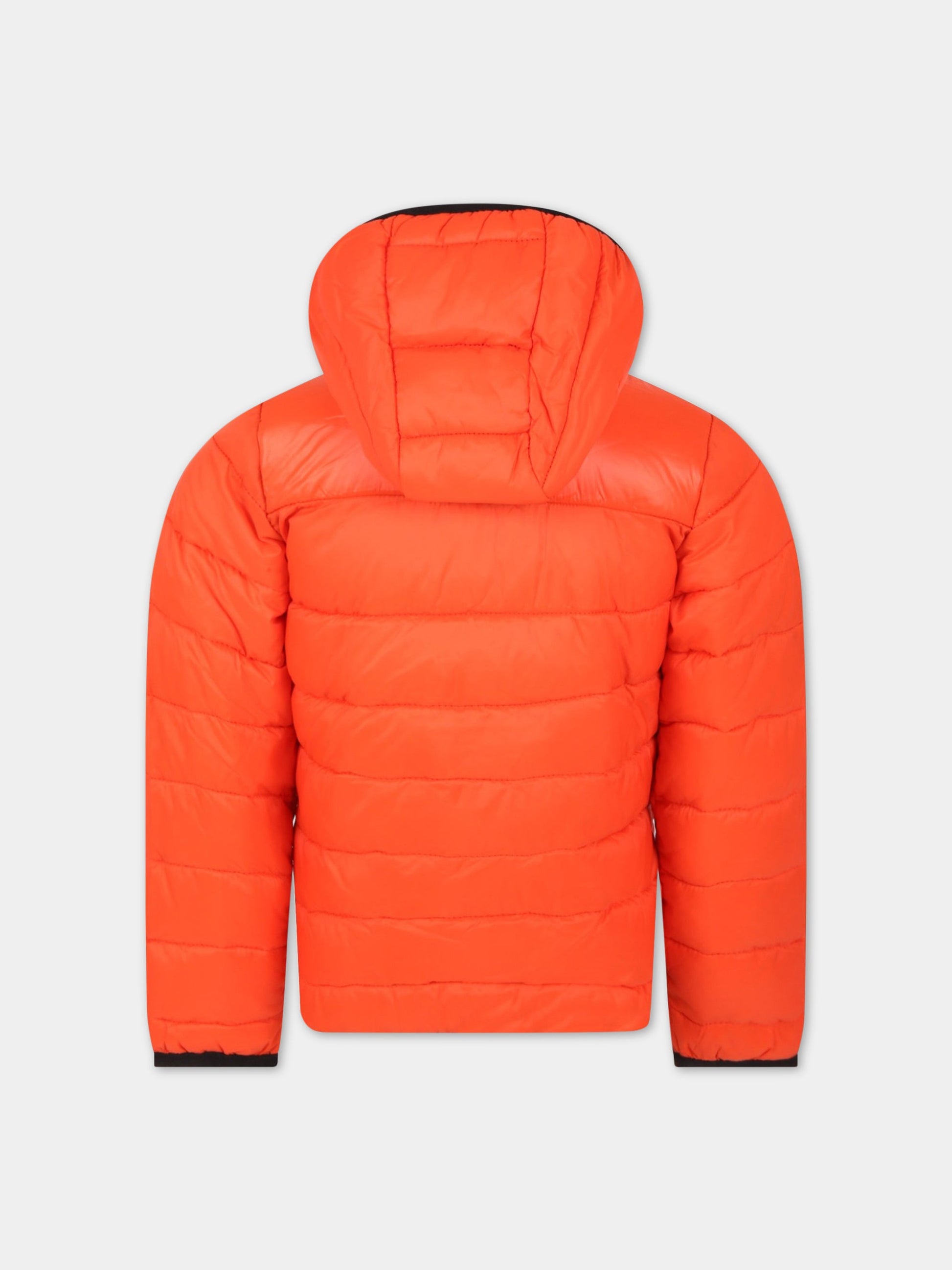 Piumino rosso per bambino con logo,Timberland,T26550 40A