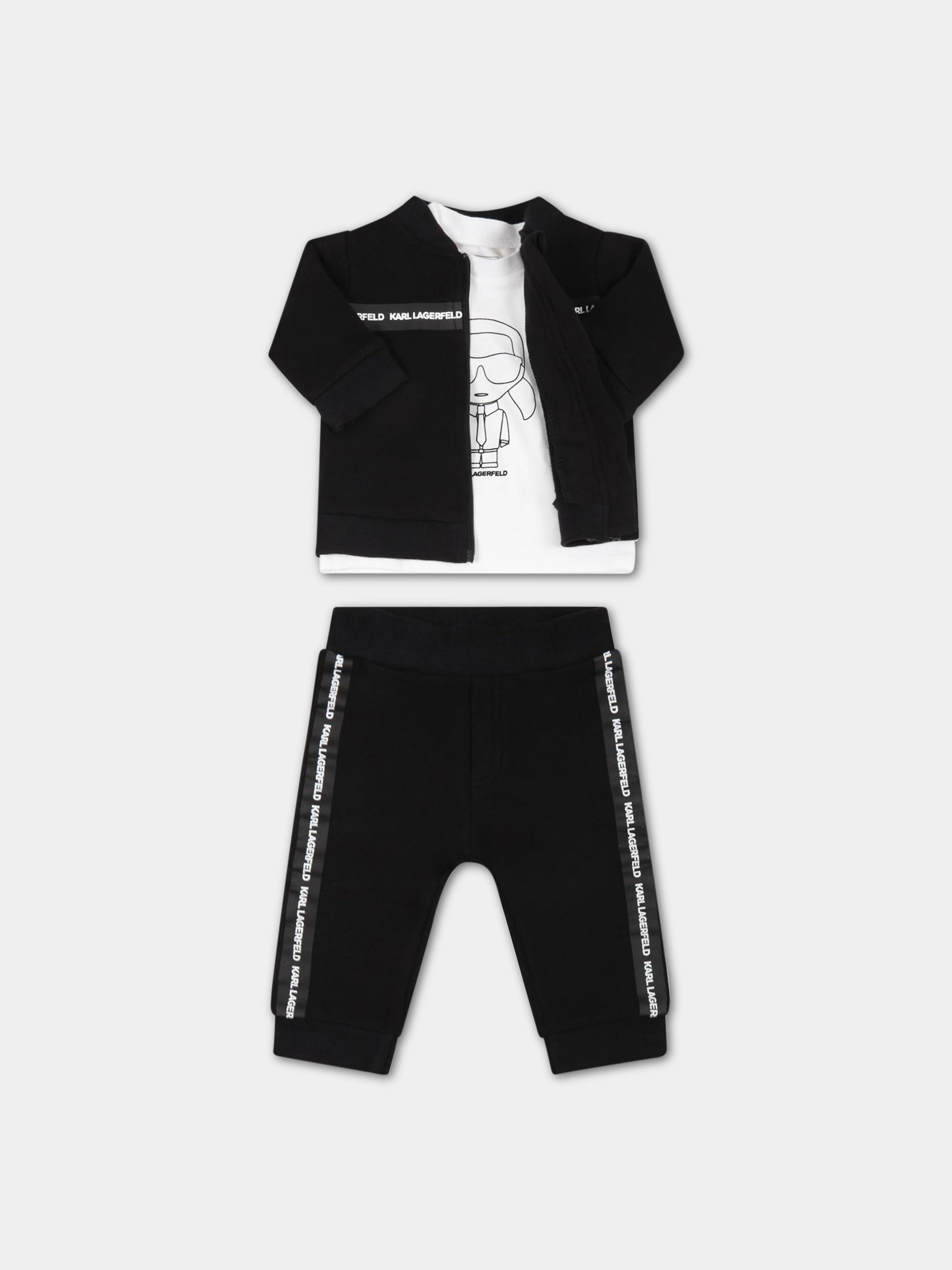 Set multicolor per neonati con logo,Karl Lagerfeld Kids,Z98095 M41