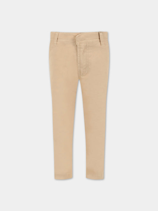 Pantalone biege per bambino,Timberland,T24C10 21D