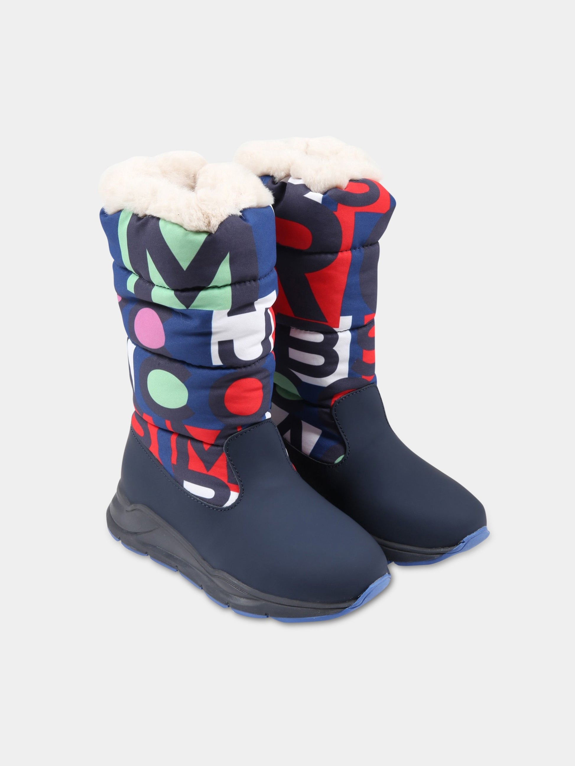 Stivali blu per bambino,Little Marc Jacobs,W29058 84E