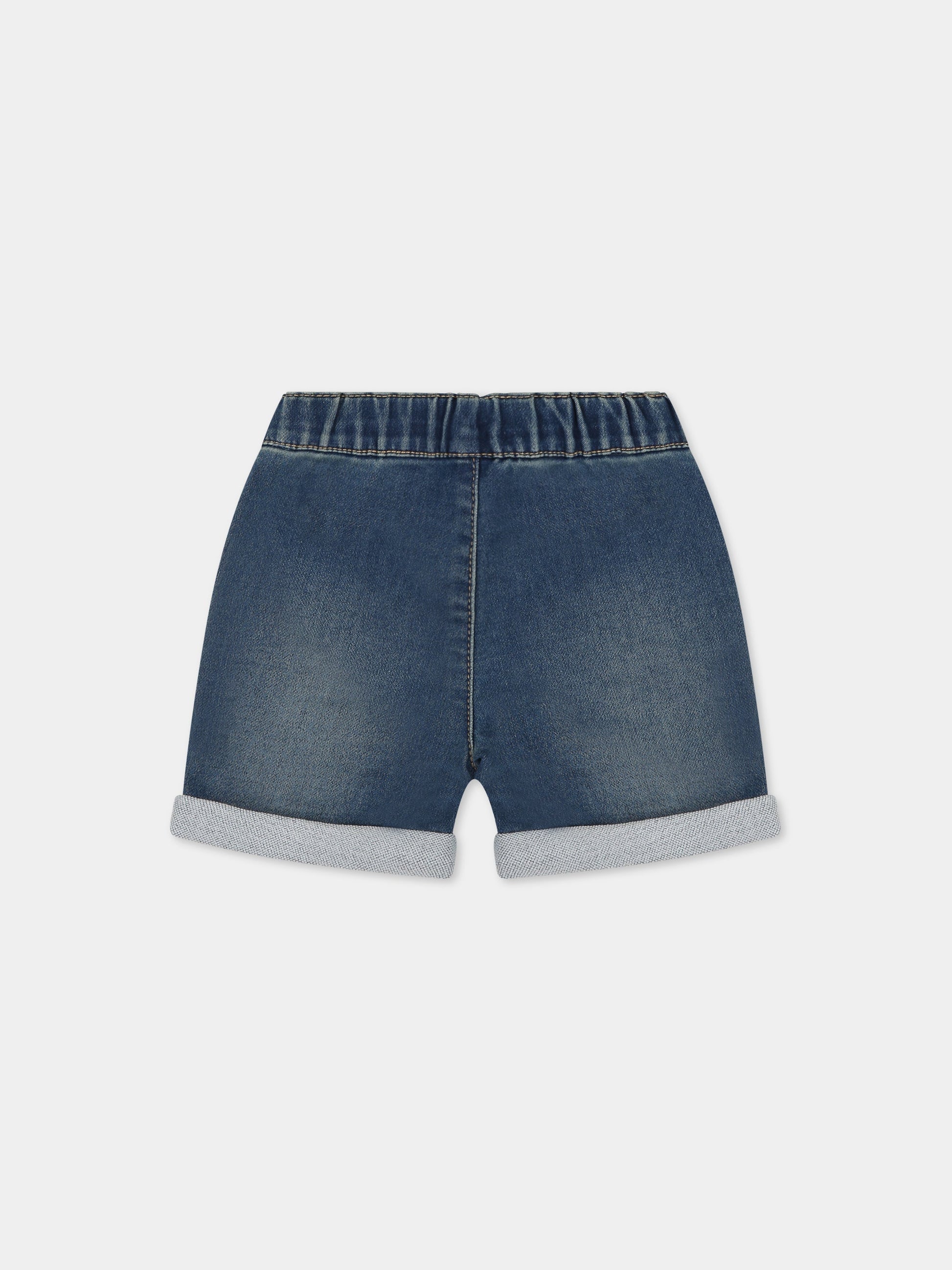 Shorts blu per neonato con logo,Levi's Kids,23SMLK6EG991 L79