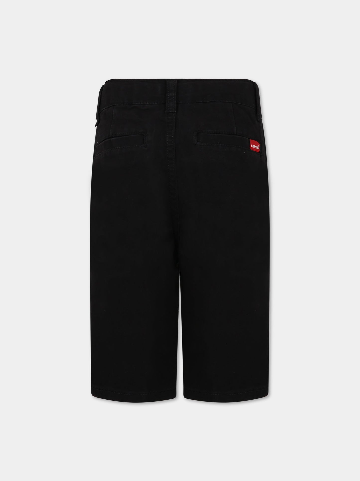 Shorts neri per bambino con logo,Levi's Kids,23SMLK8EH822 K84