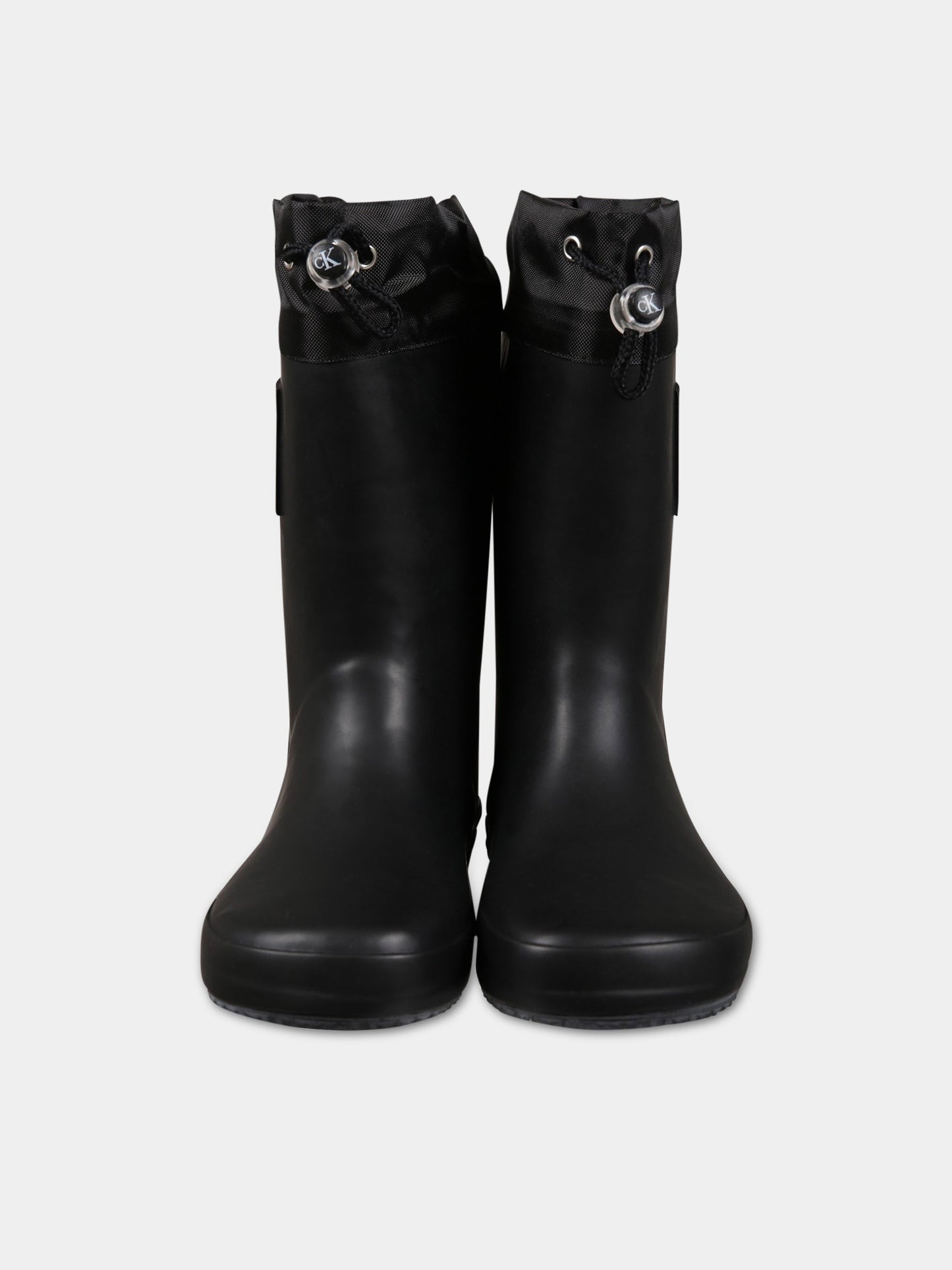 Stivali neri per bambina,Calvin Klein Kids,V3X6 80425 0083999