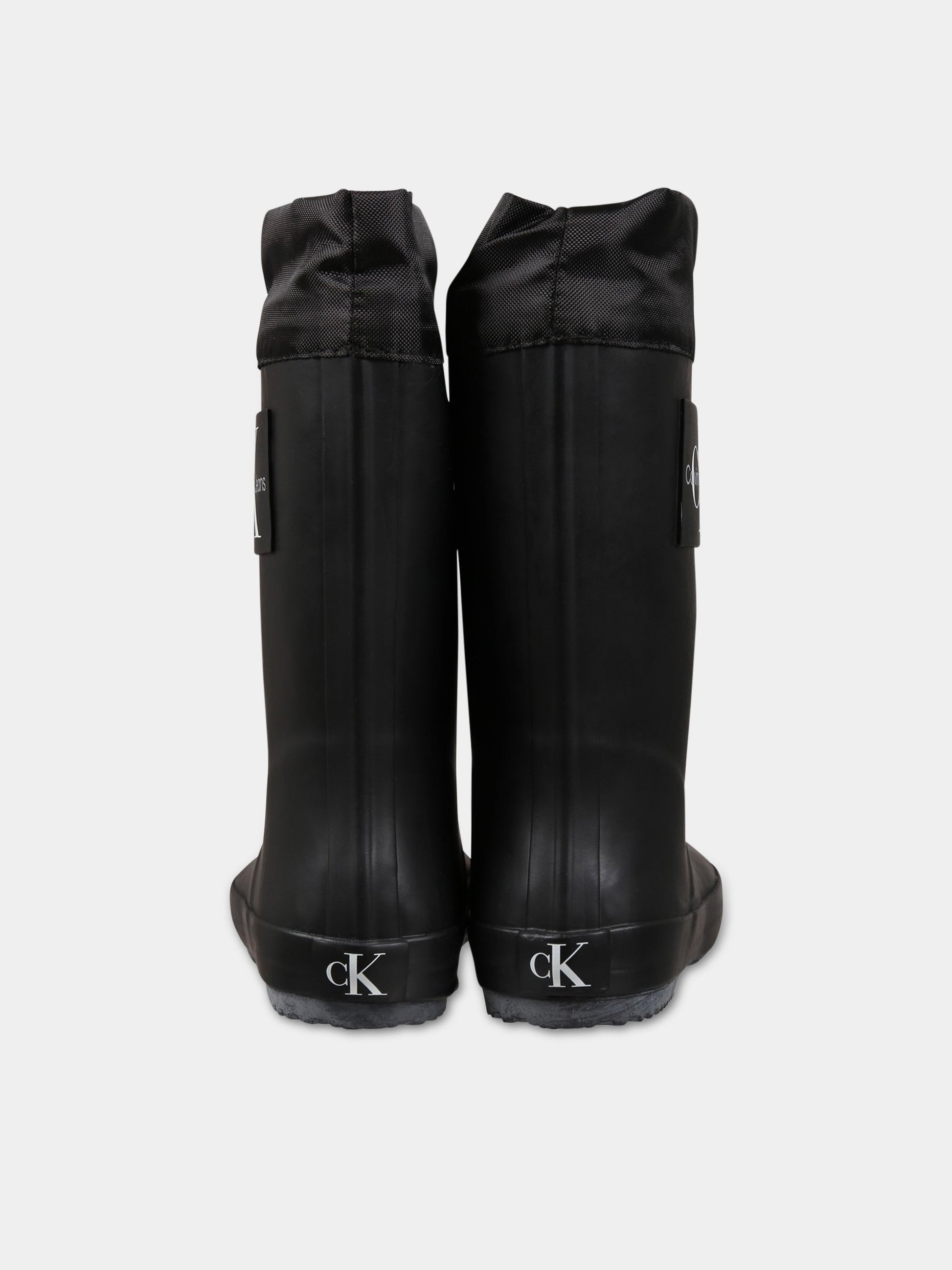 Stivali neri per bambina,Calvin Klein Kids,V3X6 80425 0083999