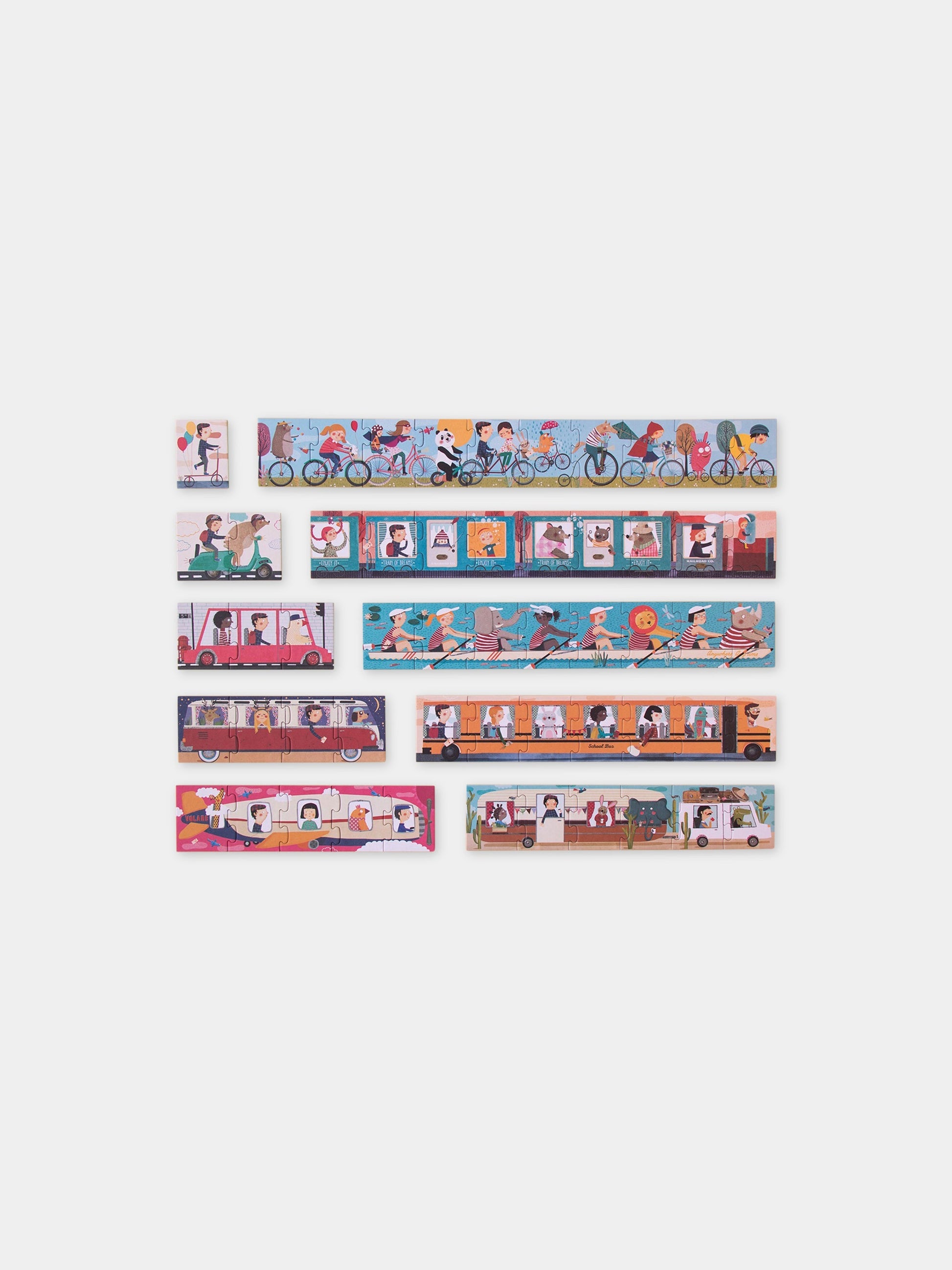 Puzzle multicolor per bambini per imparare a contare,Londji,PZ004U