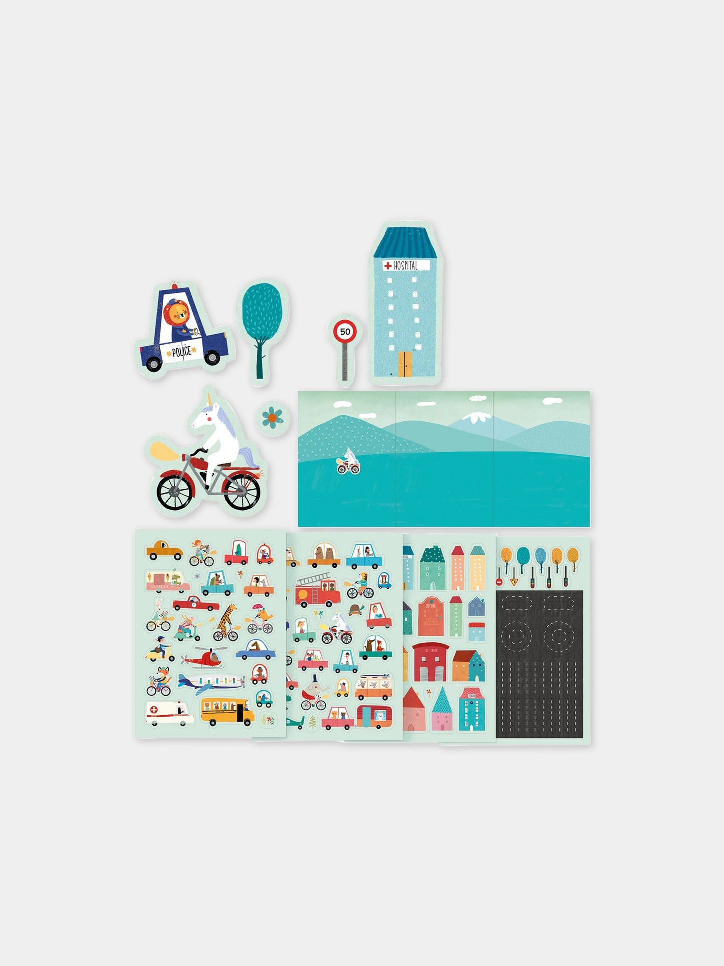 Gioco società per bambini con adesivi,Londji,AC004S06