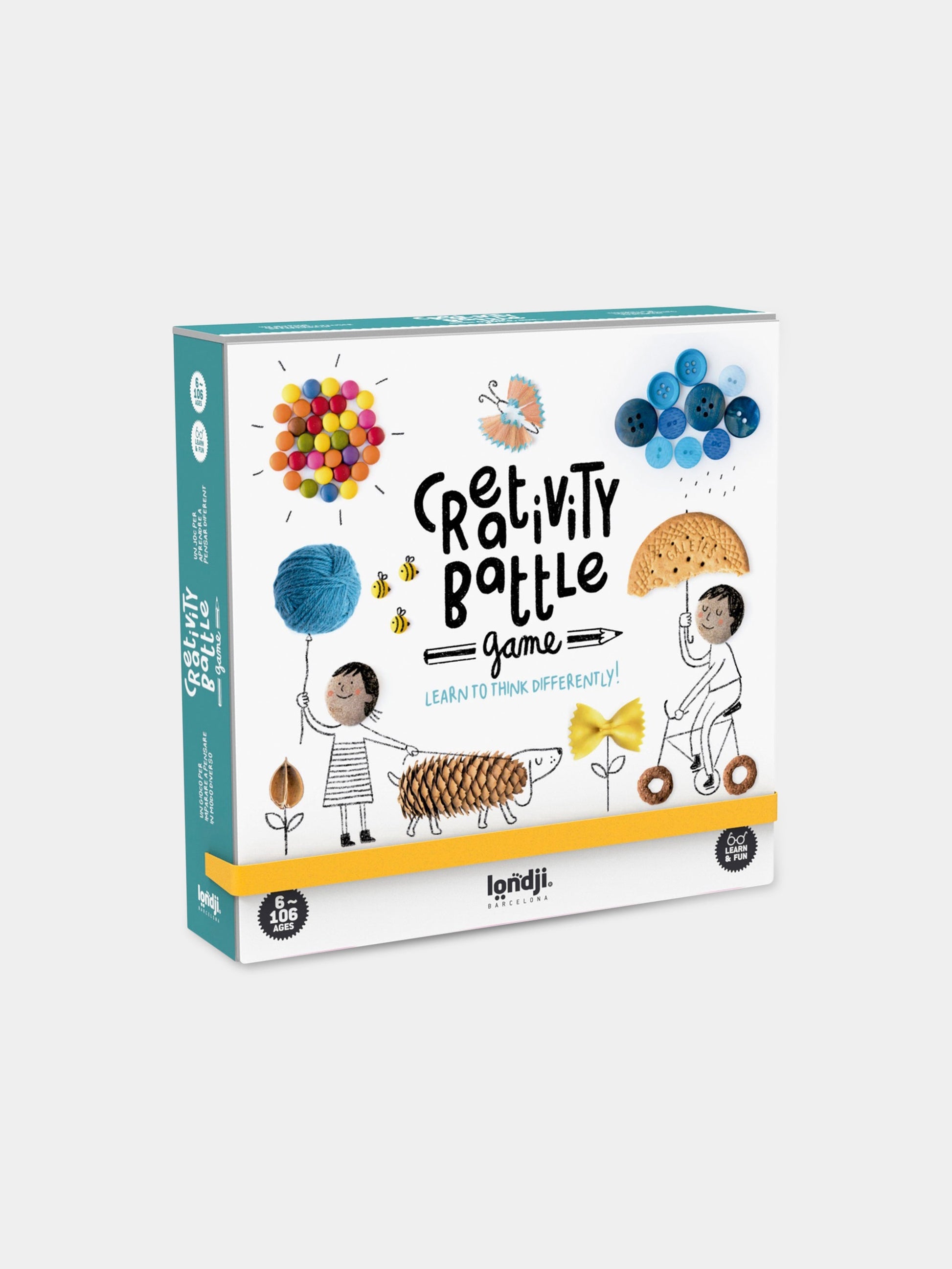 Gioco scoietà per bambini con matite e disegni,Londji,LF002U