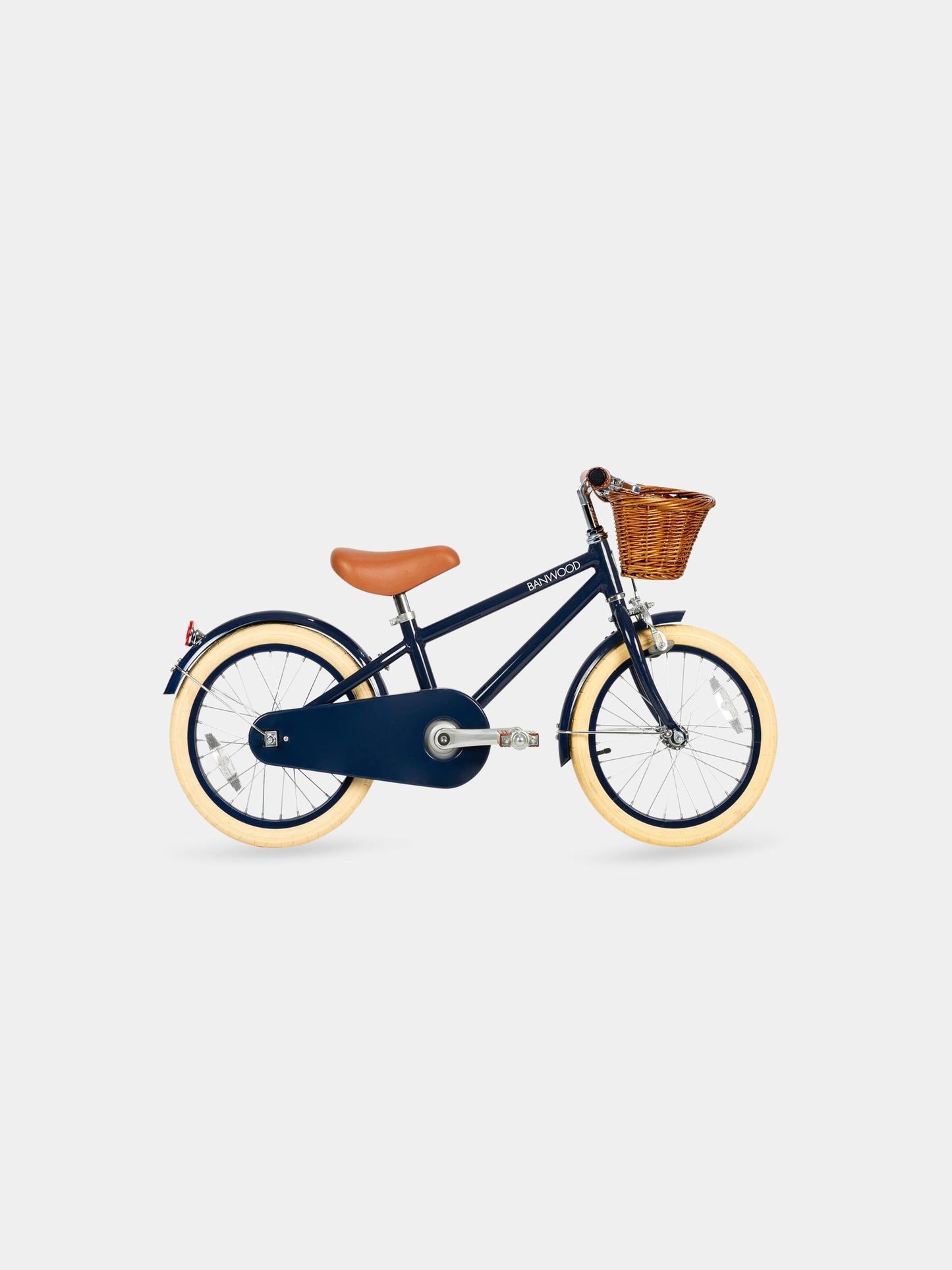 Bicicletta blu per bambini con logo,Banwood,BW CL2 NAVY