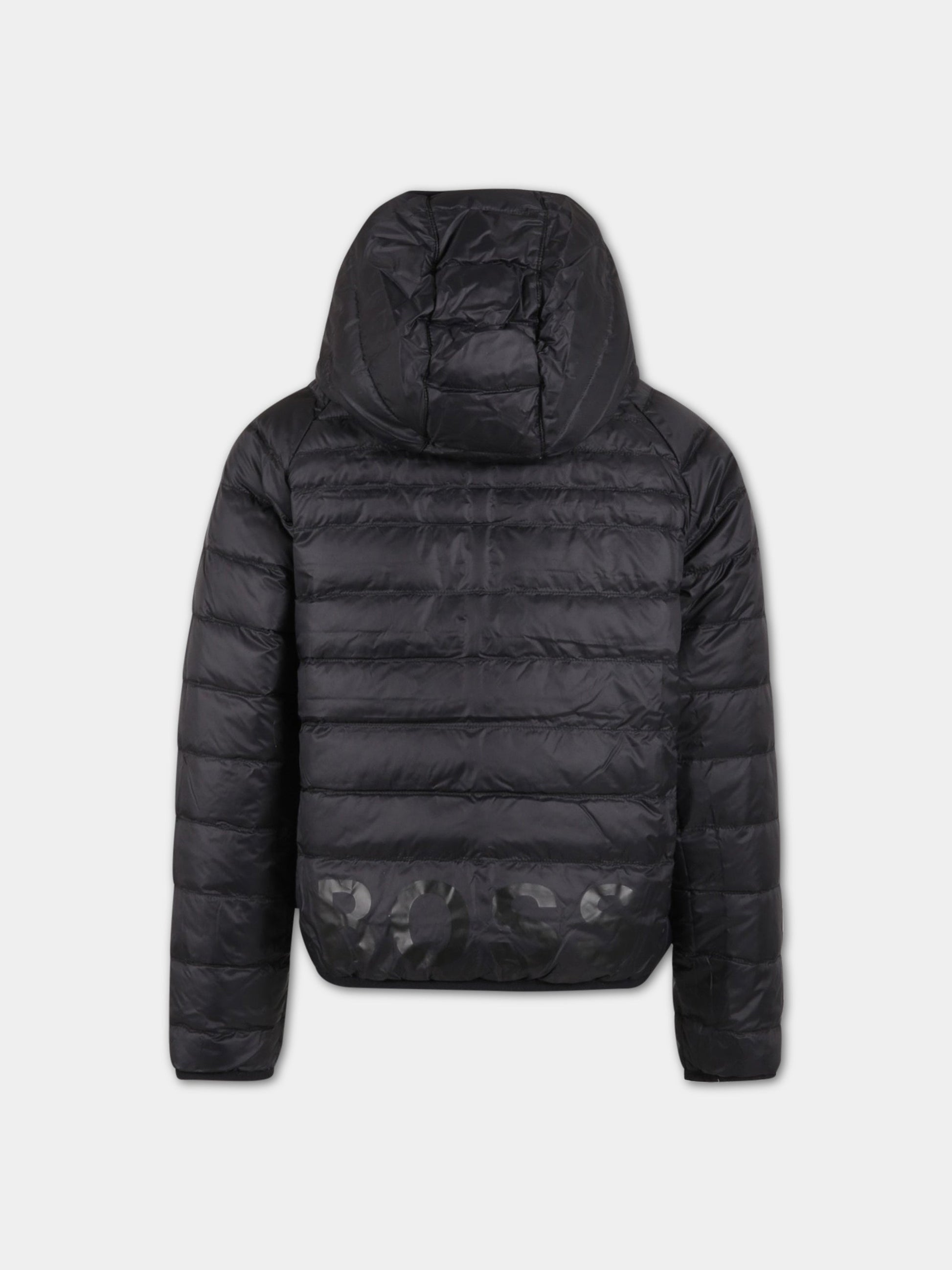 Piumino reversibile per bambino con logo,Hugo Boss,J26457 829