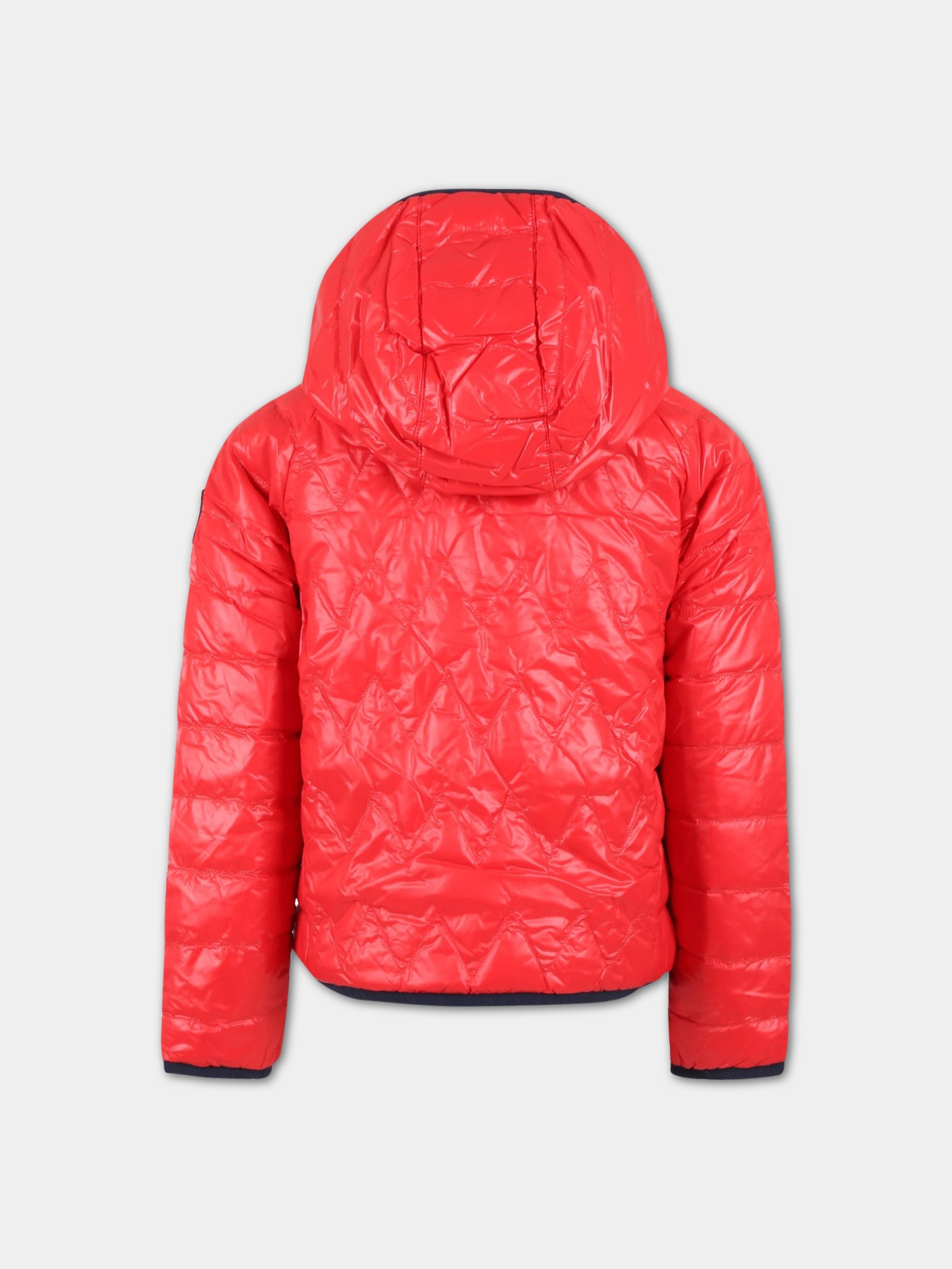 Piumino reversibile per bambino con logo,Hugo Boss,J26457 97E