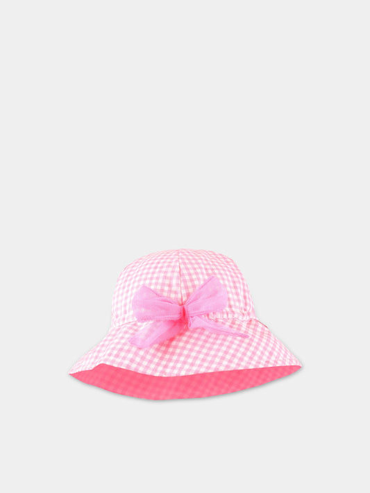 Cloche fucsia per neonata con fiocco,Billieblush,U01032 47T