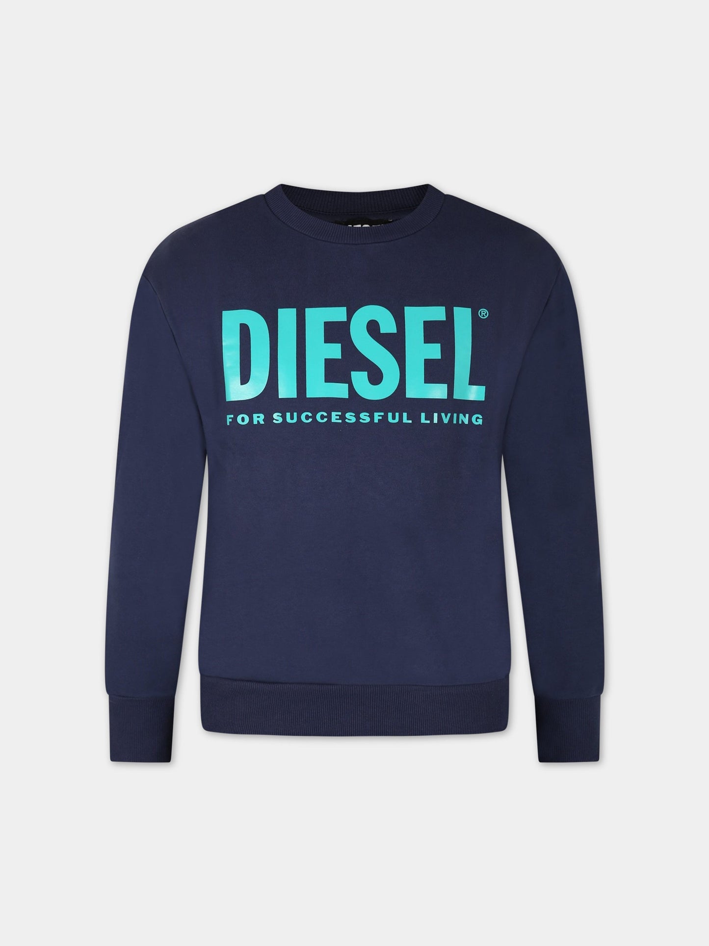 Felpa per bambino con logo,Diesel,J00245 0IAJH K8AT