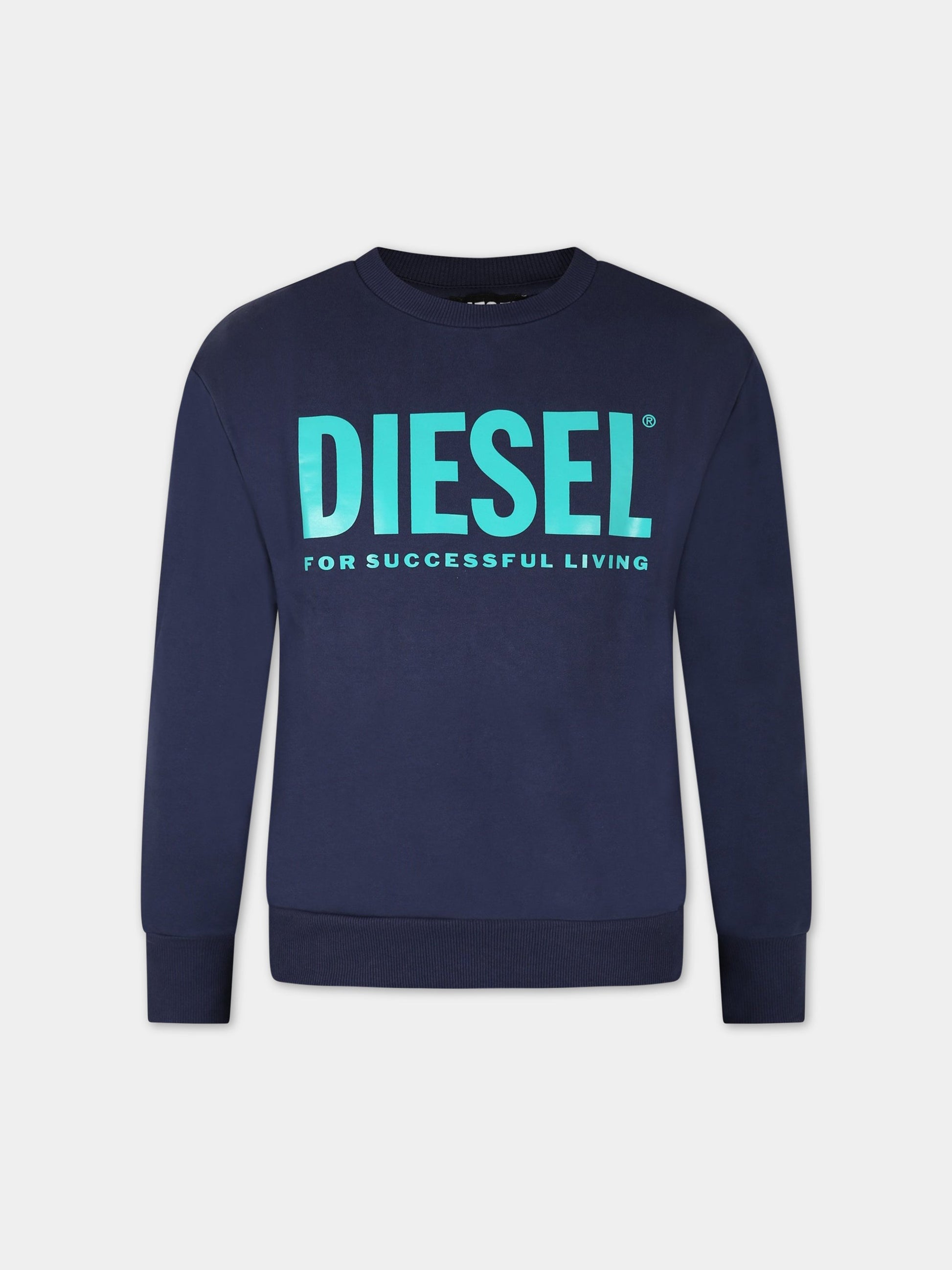 Felpa per bambino con logo,Diesel,J00245 0IAJH K8AT