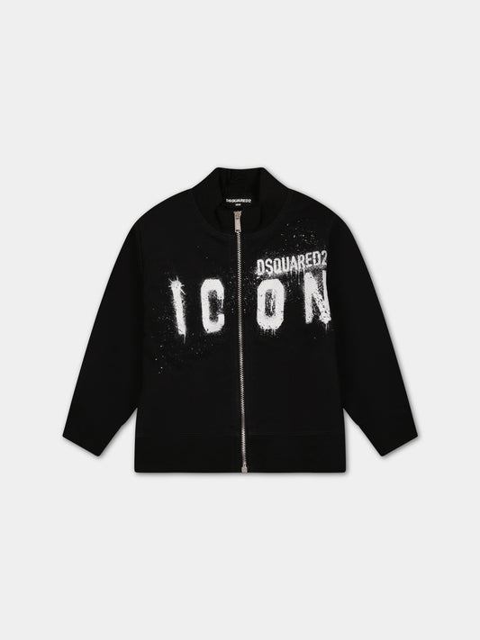 Felpa per neonato con logo,Dsquared2,DQ0938 D002Y DQ900