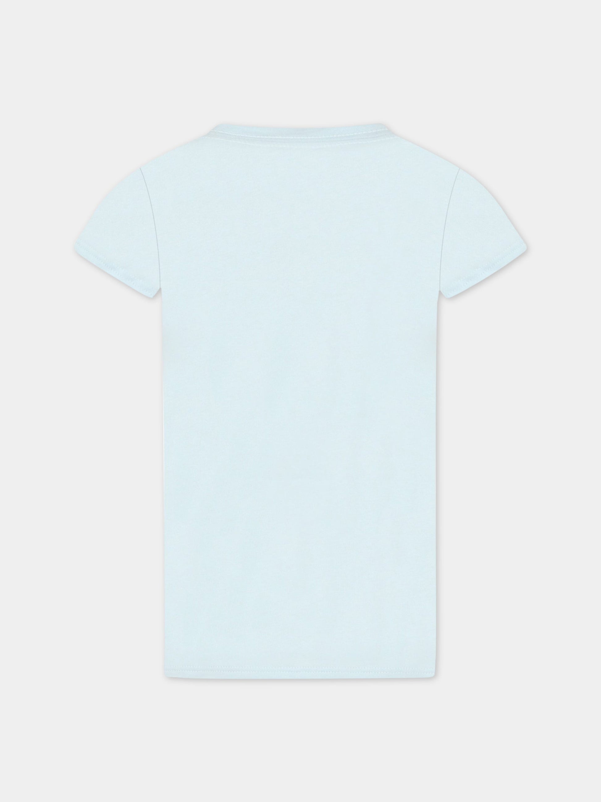 T-shirt celeste per bambino con logo,Levi's Kids,3E4234 BAM