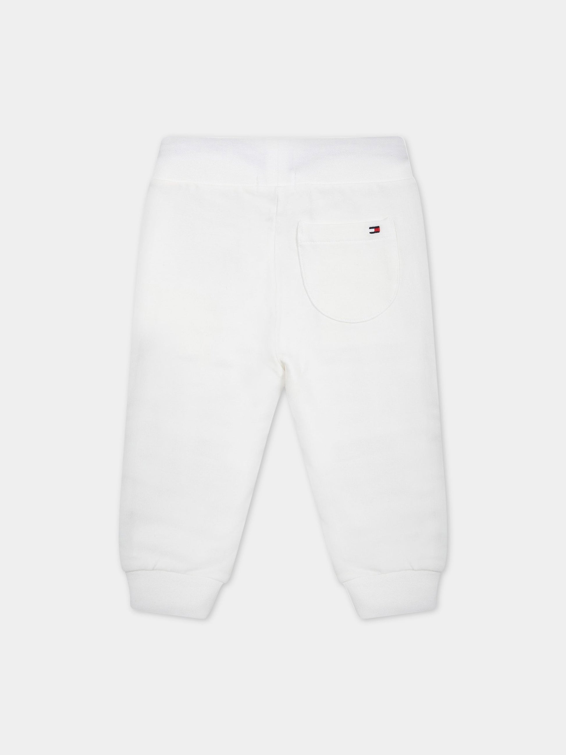 Completo bianco per neonato con logo,Tommy  Hilfiger Junior,KN0KN01549J YBR
