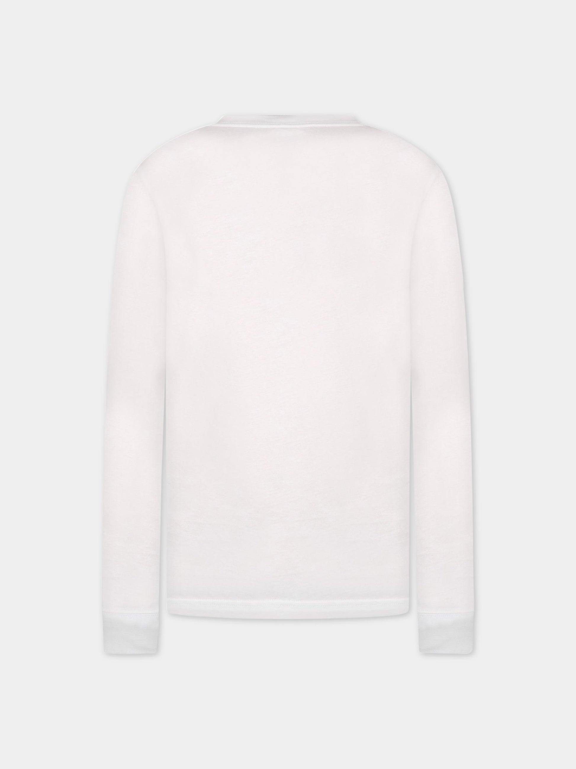 T-shirt bianca per bambini con logo,Levi's Kids,6E8646 001