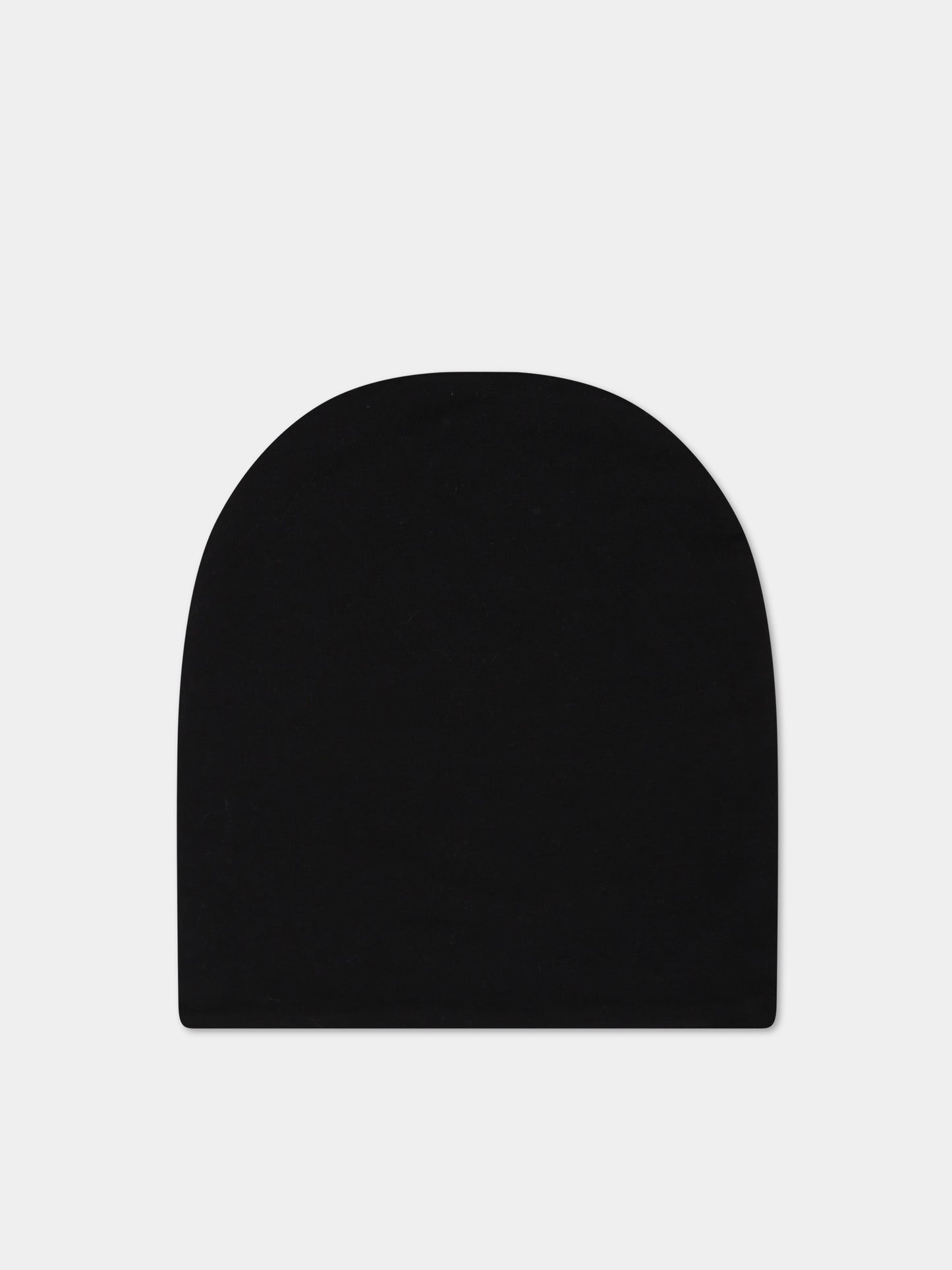 Cappello nero per neonati con teddy Bear e logo,Moschino Kids,MNX03N LDA17 60100