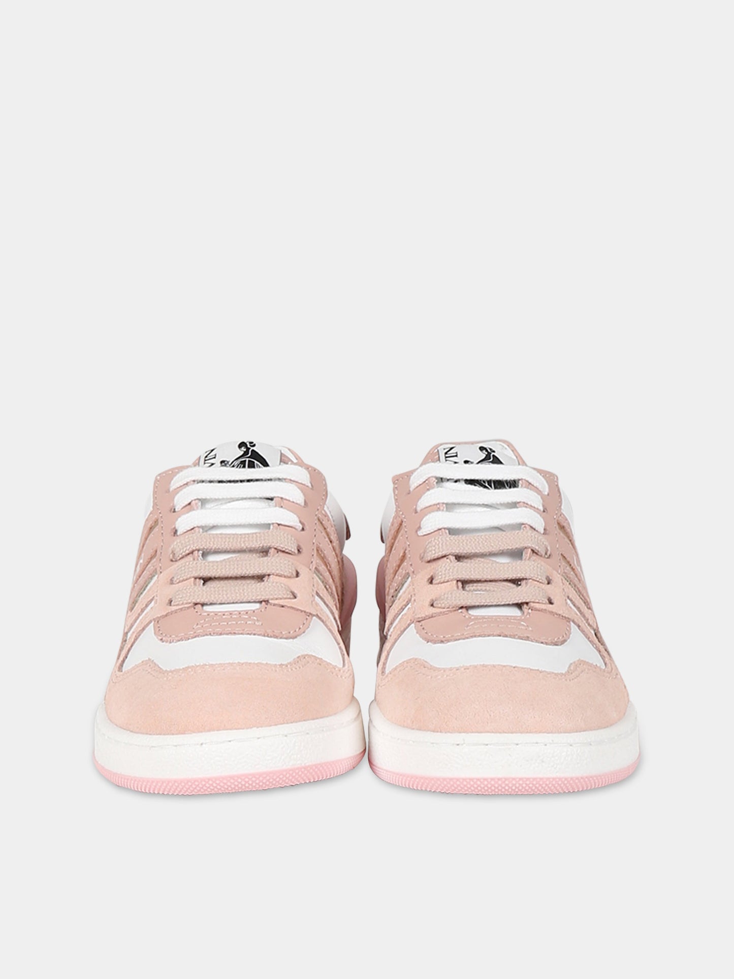 Sneakers rosa per bambina con logo,Lanvin Petite,N19040 471